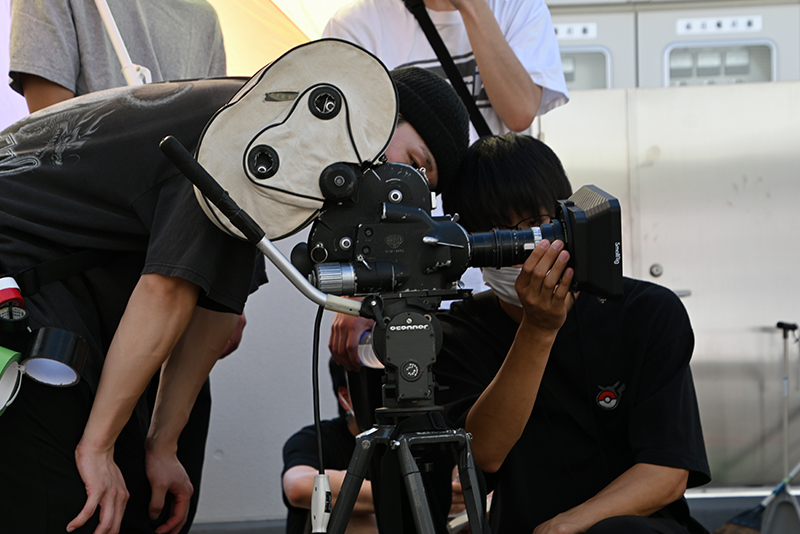 使用しているのは16ｍｍフィルムカメラ・ARRIFLEX 16ST。