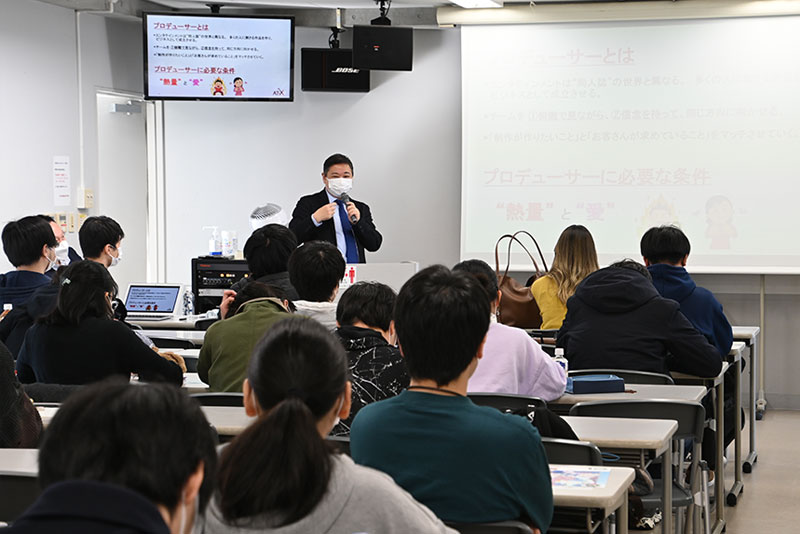 株式会社エー・ティー・エックスから東不可止さんをゲスト講師にお迎えしました