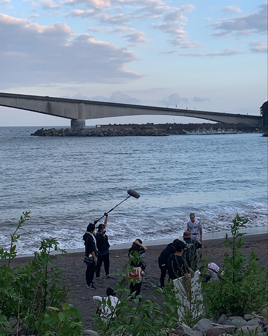 映画『明ける夜に』ロケの様子