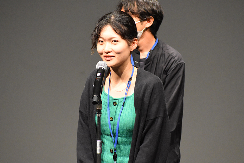 『MY HOMETOWN』監督の古川葵さん（2021年度卒）