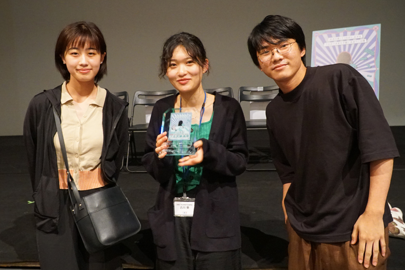 撮影技師と録音技師をつとめたスタッフが会場に駆けつけました！