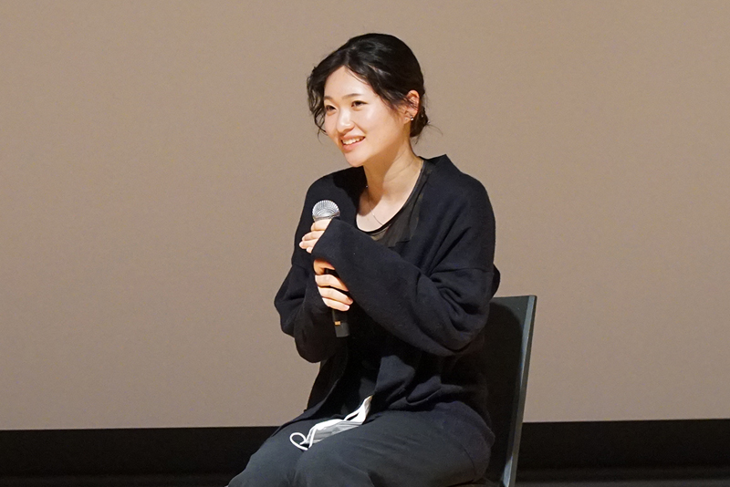 奈良市出身の古川さん。地元での上映に感無量！