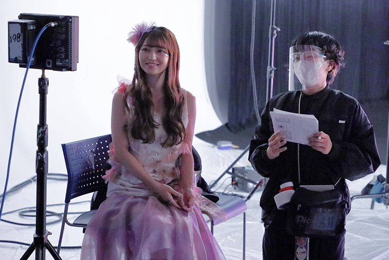 撮影した映像をモニターでチェック！