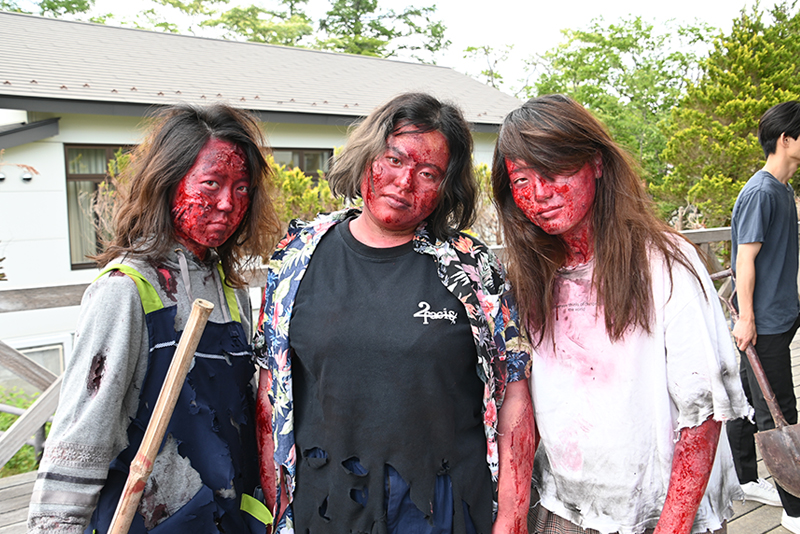 映画×美容の専門学校がコラボ！ゾンビ映画『新パンデミック』撮影現場を公開