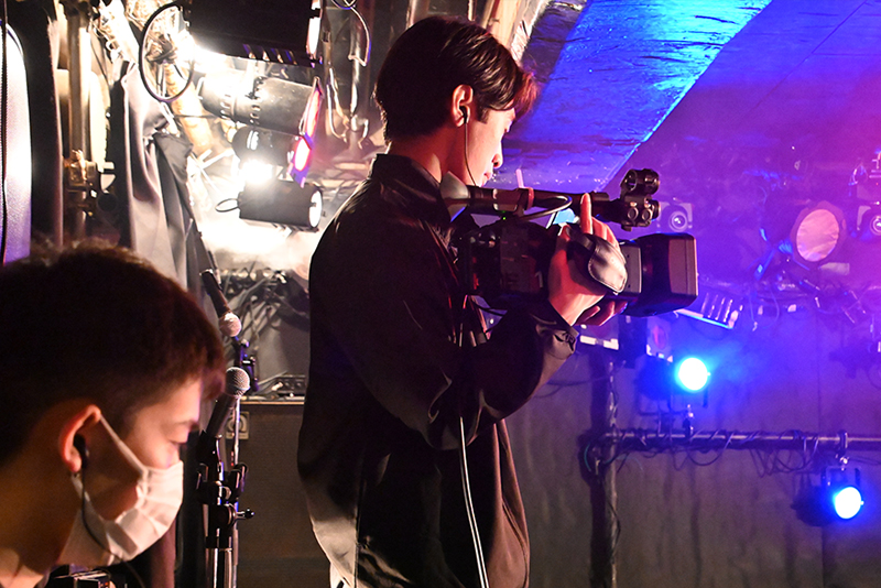 後日、YouTubeで配信する映像を撮影!