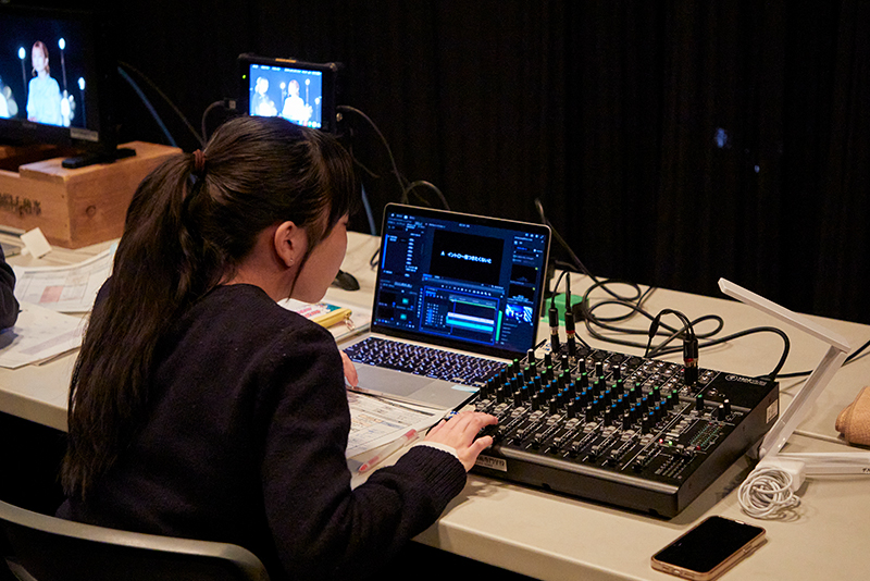 撮影するカットごとに音源を管理