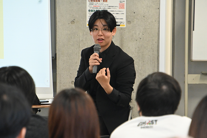 アニメ制作会社Production I.Gより『銀河英雄伝説』プロデューサーで卒業生の磯部真彩さん来校！