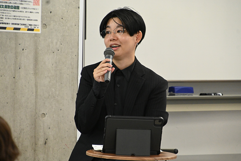 アニメ制作会社Production I.Gより『銀河英雄伝説』プロデューサーで卒業生の磯部真彩さん来校！