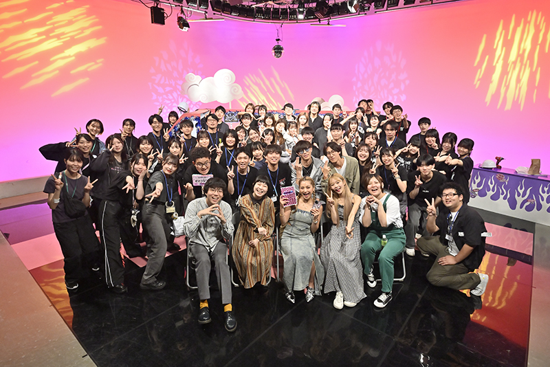 5学科合同実習の最終課題としてバラエティ番組を収録！