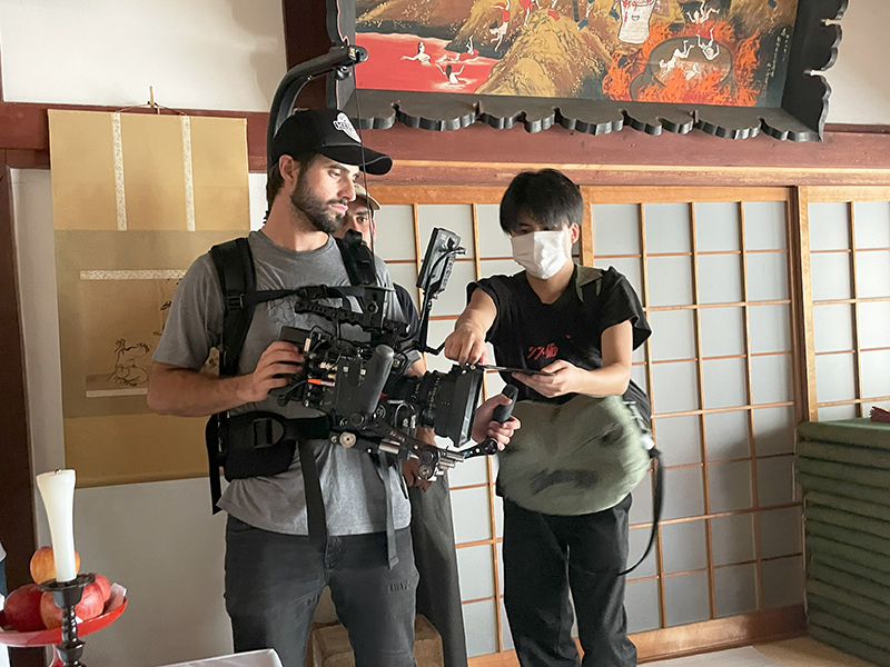 在校生が映画『カオルの葬式』のロケにインターンスタッフとして参加！