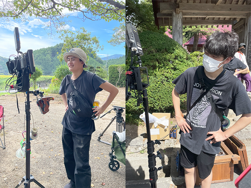 撮影助手・監督助手として、岡山県で行われたロケに参加しました