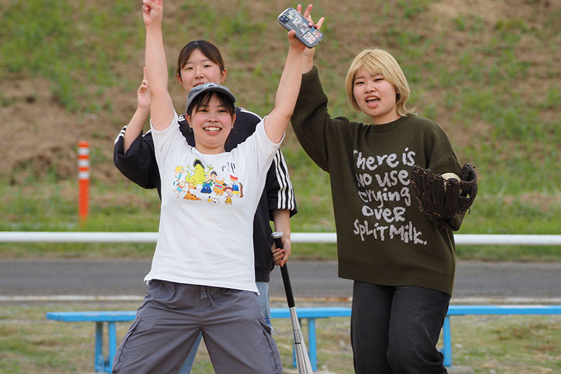 応援で試合を盛り上げます