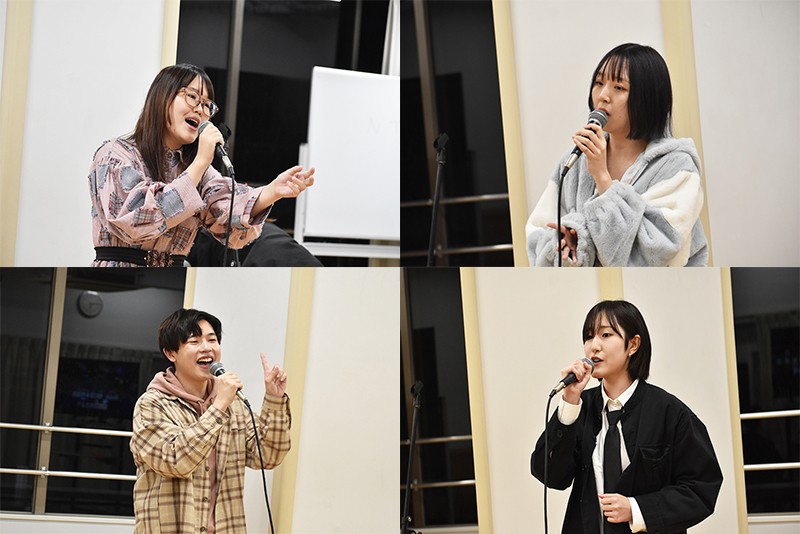 一人ひとりに細かいアドバイスをいただきました。