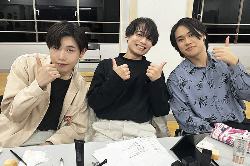 メンズメイクも完成!