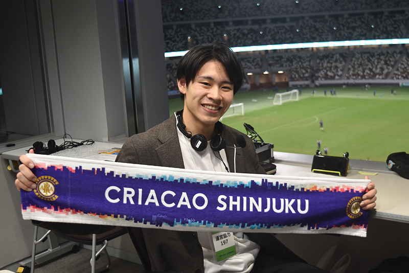 『JFL第28節 クリアソン新宿 vs アトレチコ鈴鹿＠国立競技場』でスタジアムアナウンス＆視覚障がい者向け音声ガイドを担当