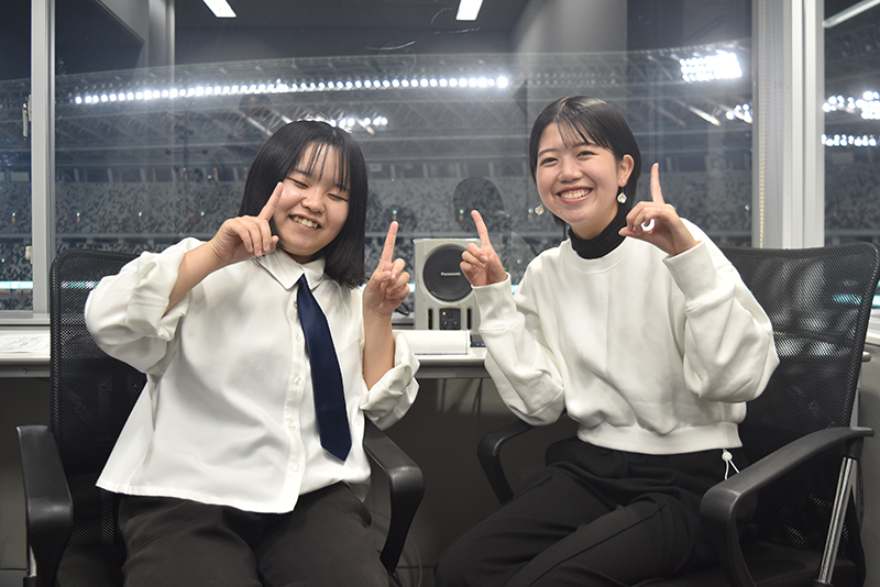 アナウンス終了。お疲れ様でした!