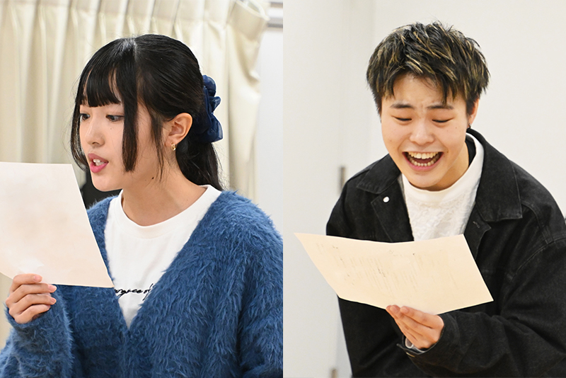 思いを込めたセリフ読みを披露！