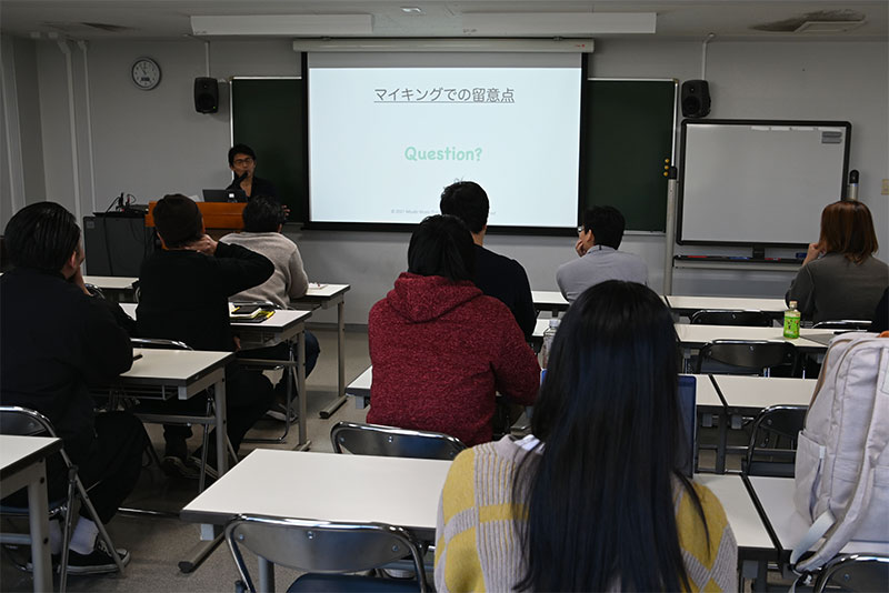 東放学園音響専門学校 渋谷校舎にて「レコーディング&ミキシング・ワークショップ by Kenji Nakai」を開催しました