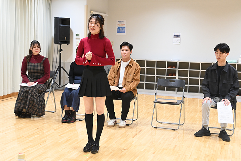 ひとり一人自己PRをして熱い思いを伝えました