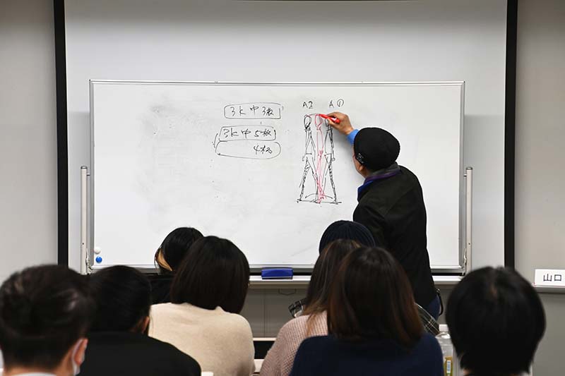 （株）ゆめ太カンパニーのアニメーター・山口聰さんから作画テクニックを伝授！