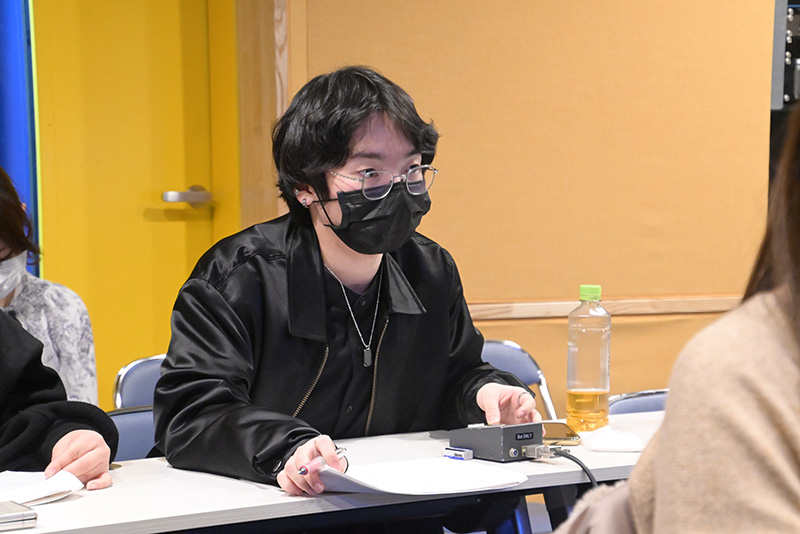 小説創作科の学生がシナリオを担当。収録時には演出のアドバイスも！