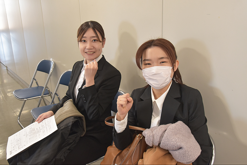 これから模擬面接。がんばります!