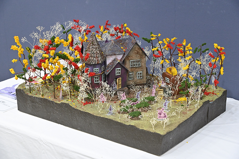 オリジナル映画のセット模型「肉体の記憶」