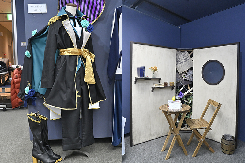 （左）キャラクター衣裳「もし、舞台化したら…」
（右）舞台セット「檸檬」