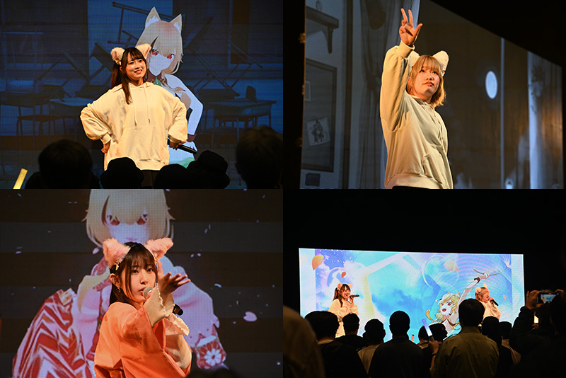 「夜明けが来たら」「Ordinary Days」「泡影挽歌」の3曲を披露