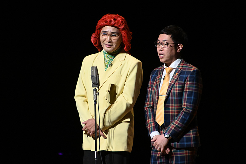 ゲストライブは、卒業生お笑いコンビ アイデンティティが登場！会場を盛り上げてくださいました！