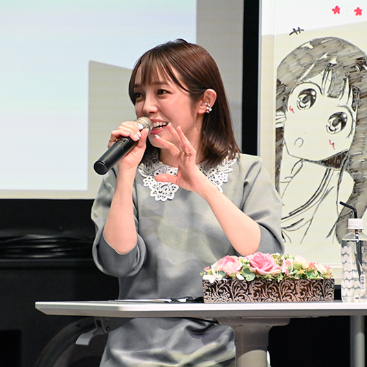 アニメ『けいおん』田井中律役の声優 佐藤聡美さんが来校！