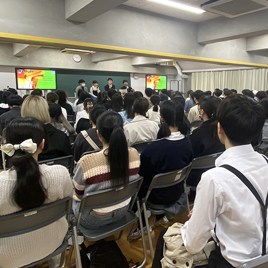 声優科「進路対策講座」でマウスプロモーションによる説明会を実施！