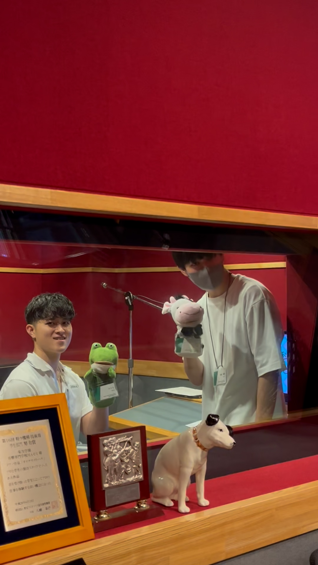 音響技術科「音響効果・MA実習」のアフレコ収録に密着！