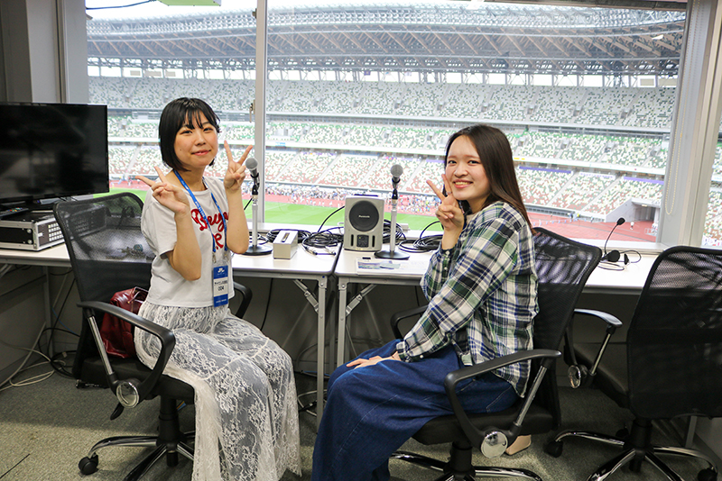 『JFL第12節 クリアソン新宿 vs いわてグルージャ盛岡＠国立競技場』で場内アナウンスを担当！