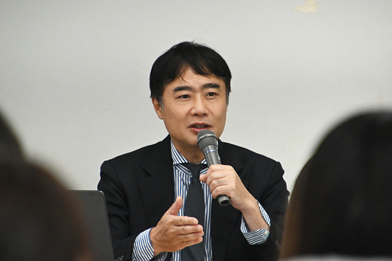 (株)TBSテレビの川嶋龍太郎さんによる放送芸術科の「業界特別講座」