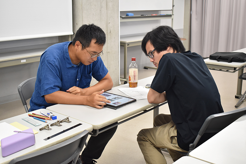 ポートフォリオの添削もしていただきました!