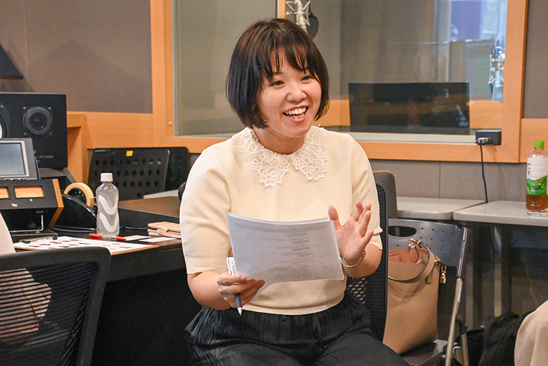 『クイズ！脳ベルSHOW』ナレーター・やちたえこさんによるナレーション実習を実施！