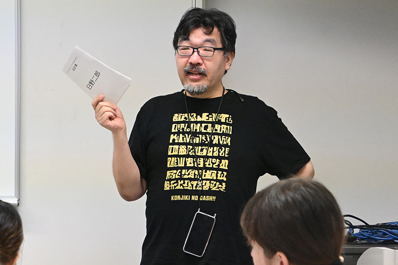 特別講師のアナログゲームデザイナー・中村誠さん