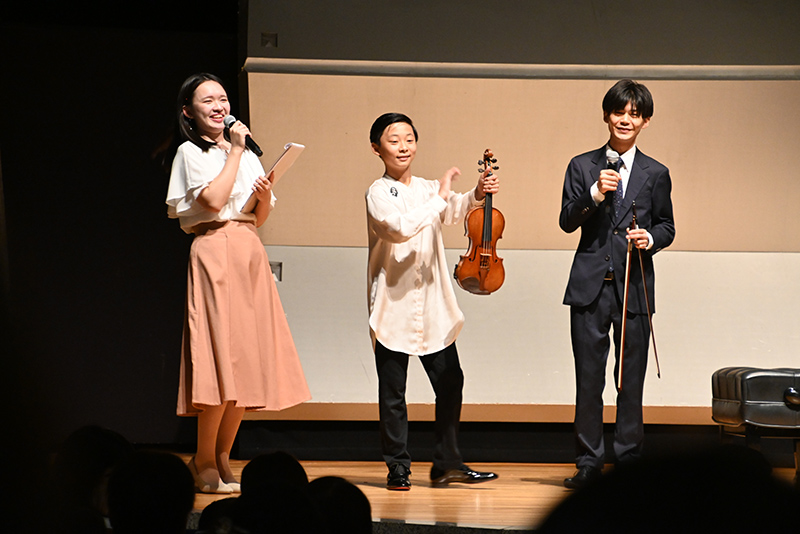 「近藤瑠伊＆蓮 兄弟ヴァイオリンコンサート『天使の音色』」でMCを担当しました！