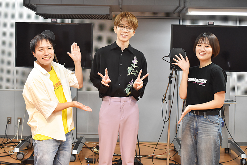 「卒業生声優・高塚智人さんと一緒にアニメのアフレコ体験」を開催！