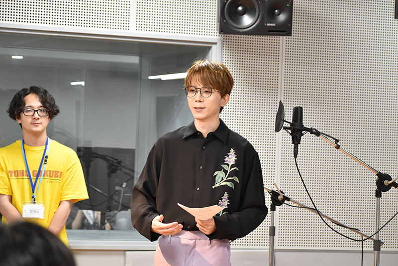 高塚さんと一緒にアフレコ体験！プロの声優さんの偉大さを改めて実感しました！