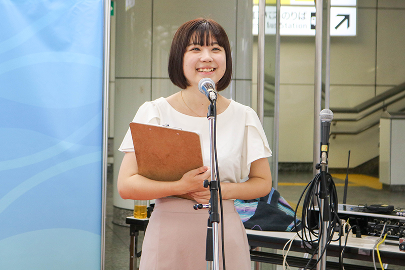 たくさんの方々を前に、2日間しっかり勤め上げました！