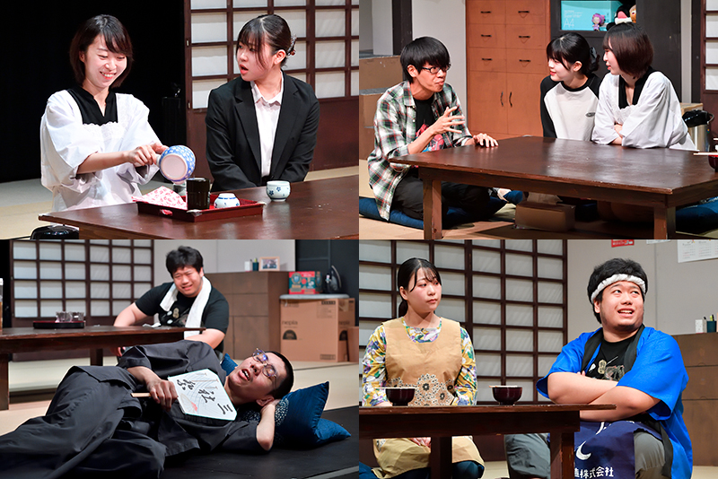 個性的な役を一人一人丁寧に演じます
