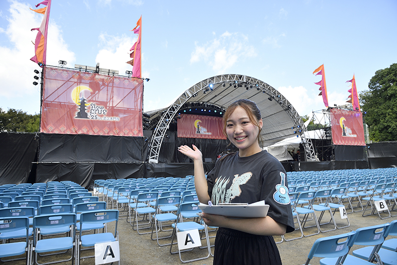 『Slow LIVE ’25 in 池上本門寺』でアナウンス科の学生が影アナウンスを担当しました！