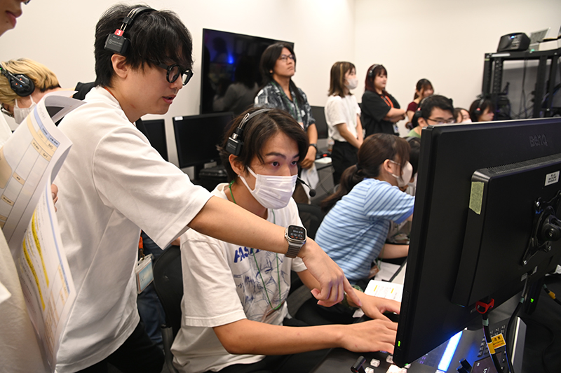 配信システムのオペレーションも行いました