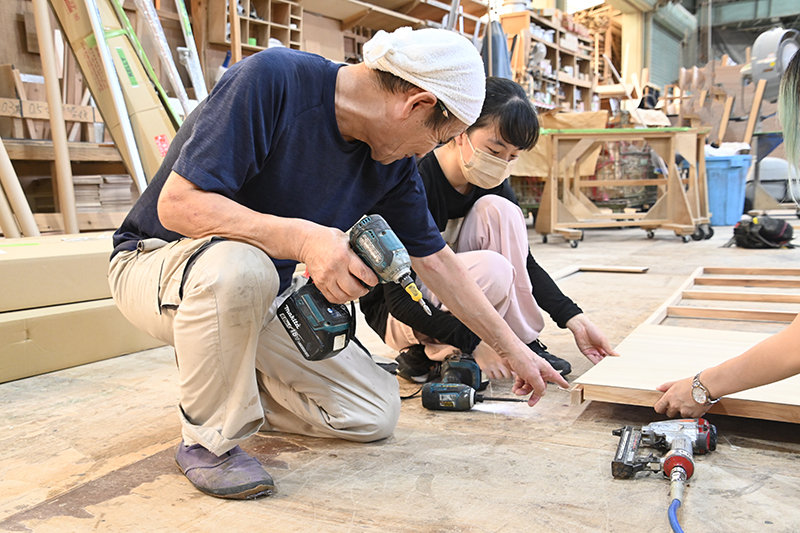 「美術スタッフ現場実習」で在学中からプロの現場を経験！