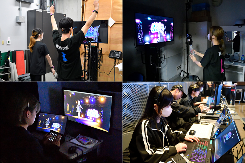 モーションキャプチャー「mocopi」と「Unreal Engine」などのソフトを駆使して、学生の手でバーチャルライブを実現しました！