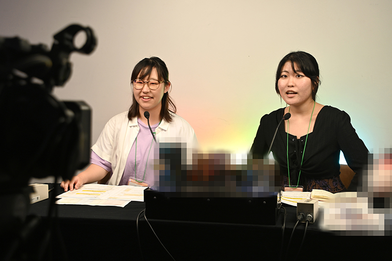 実況解説は東京アナウンス学院の学生が担当！
