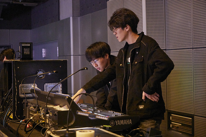 東放学園音響専門学校 音響技術科の学生がPAを担当。リハーサルで入念な調整を経て、本番に臨みました!