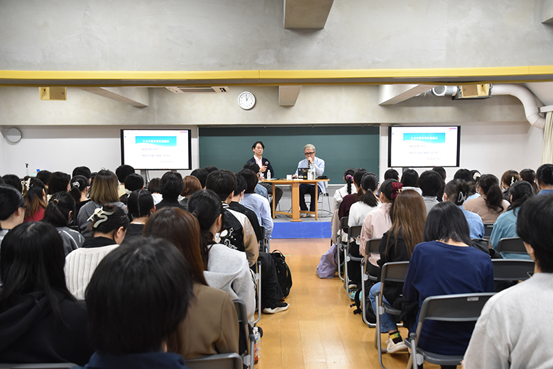 声優をめざす学生がやるべきことや自分との向き合い方など、さまざまなお話をしてくれました！